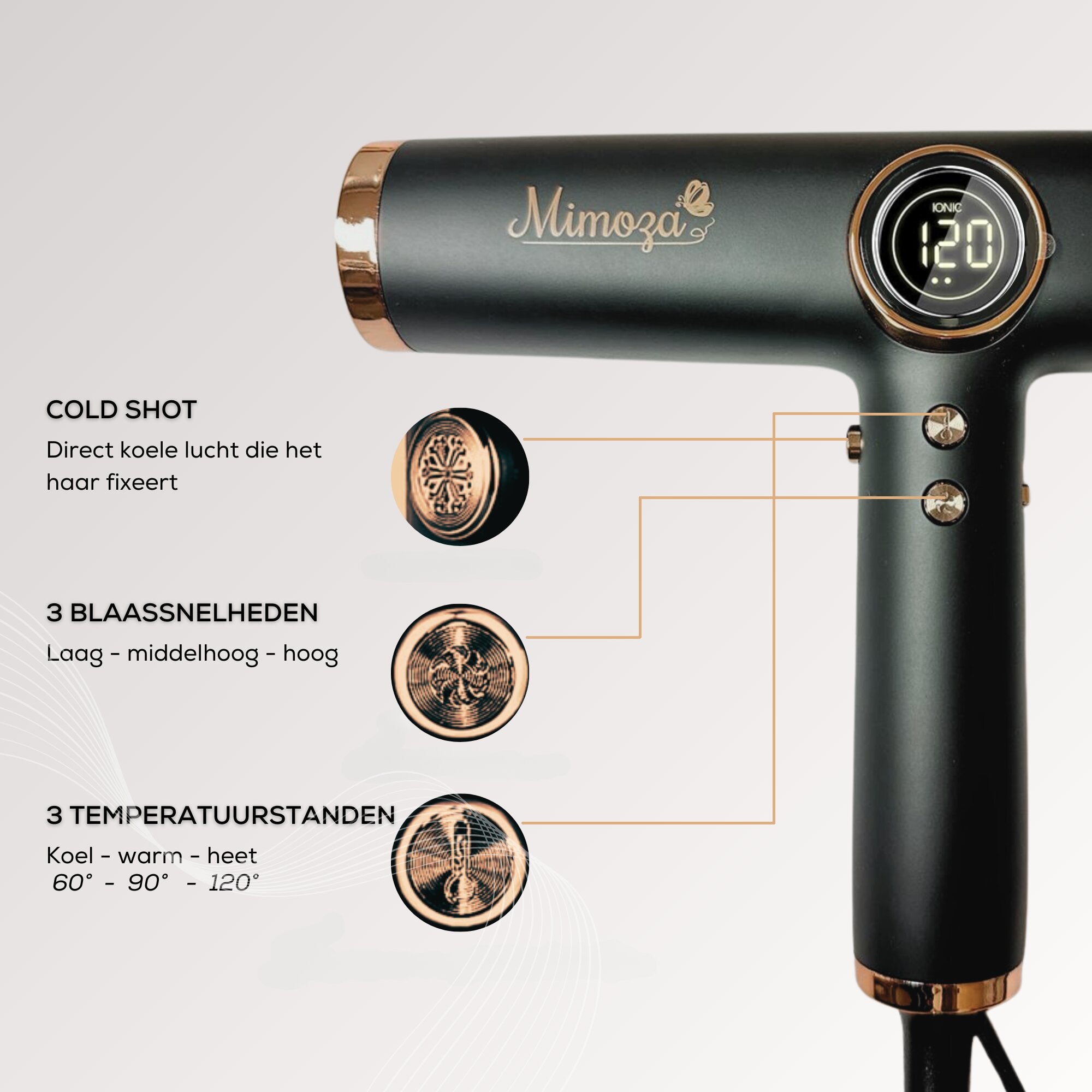 Mimoza Ultra Dynamic Airstyler | Curl & Straight